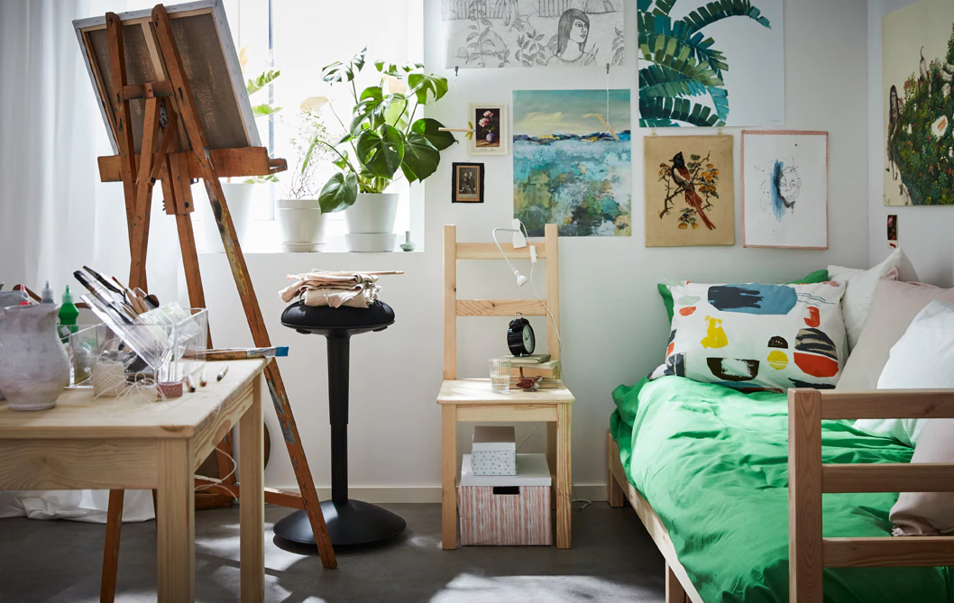 IKEA - Fresh and artsy dorm room ideas